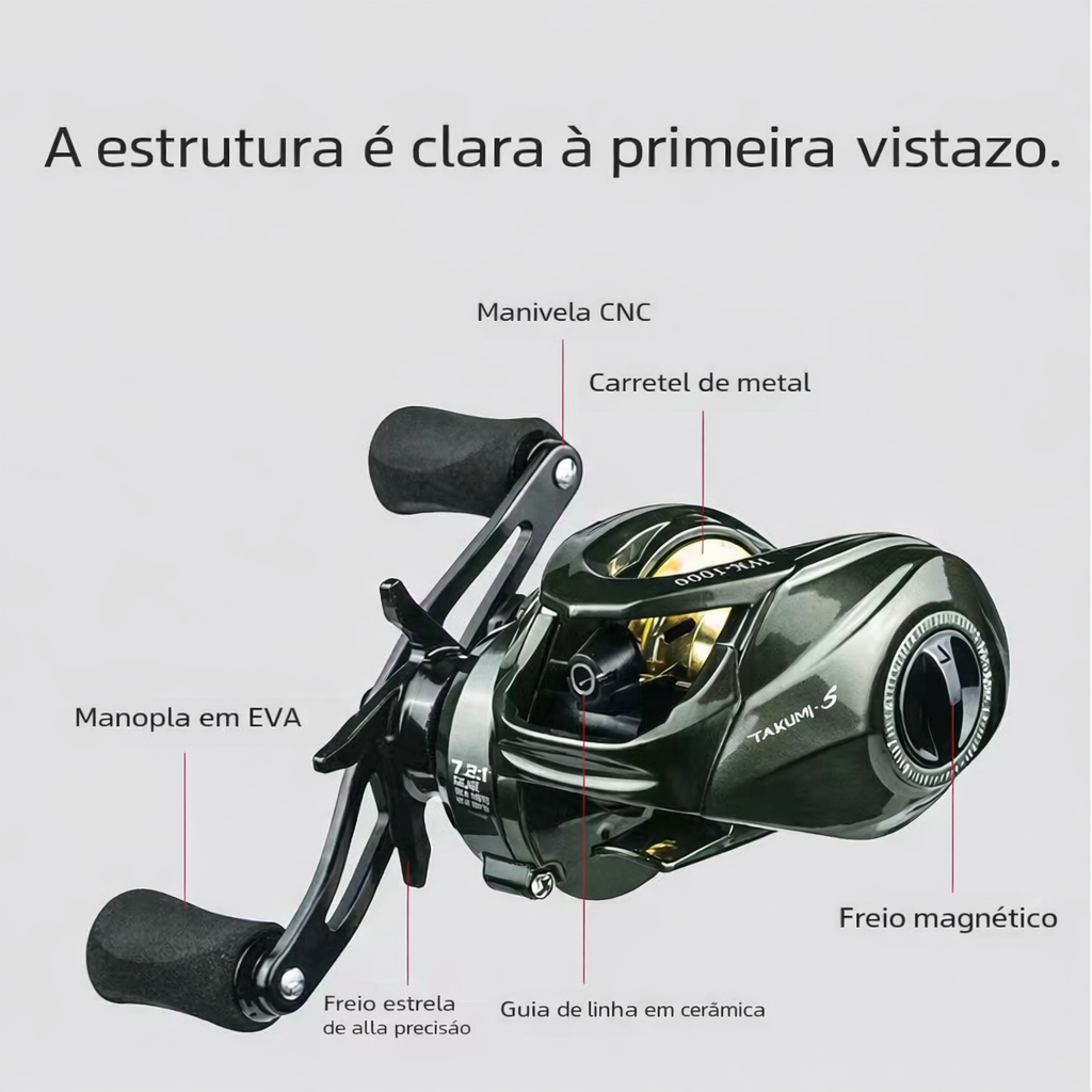 Carretilha TAKUMI-S ZEUS WK-1000