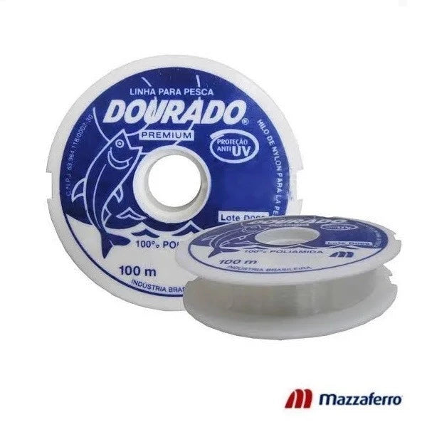 Linha Nylon Monofilamento Dourado