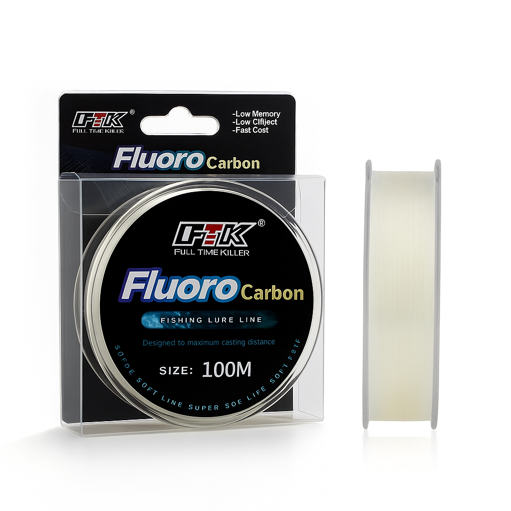 Linha de Pesca de Fluorocarbono