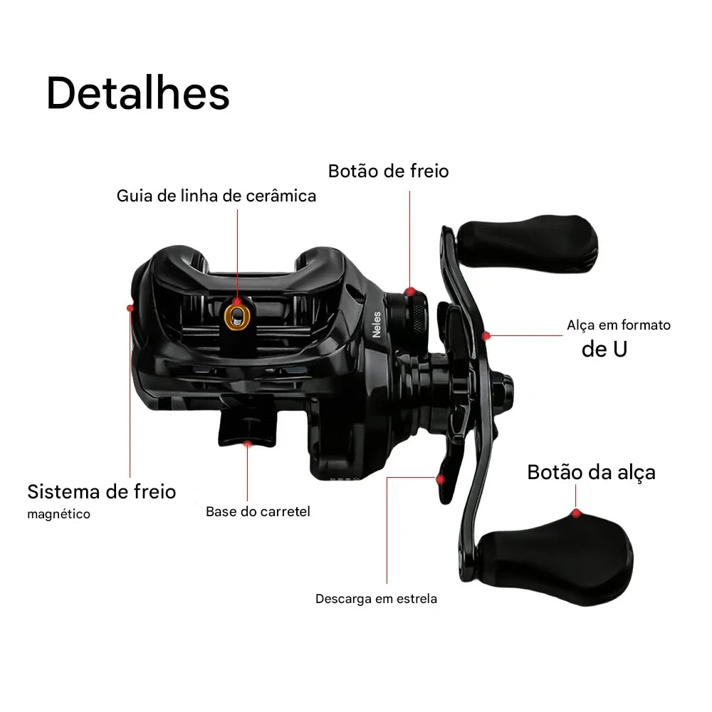 Carretilha de Pesca Profissional