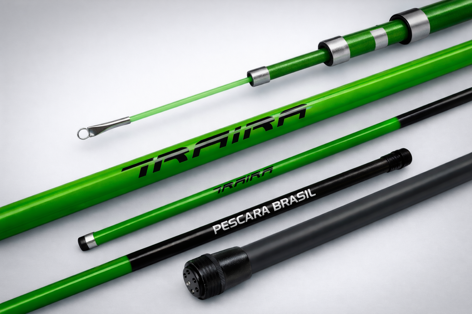 Vara Telescópica Traira Verde